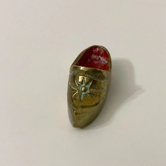 Vintage Collectible Miniature Dutch Shoe Clog Made In Belgium 1 1/4  Inch - Picture 2 of 11